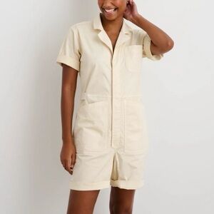Alex Mill Standard Short‎ Jumpsuit, Oatmilk